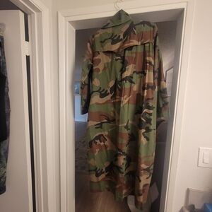 Fashion Nova Camouflage Trench Coat